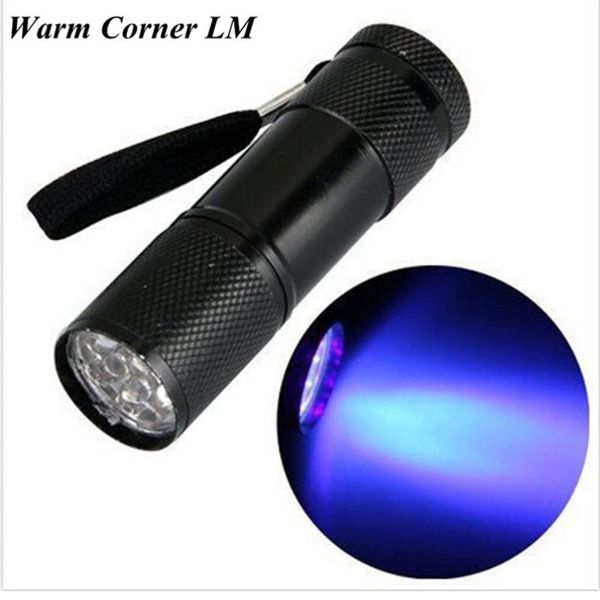 

mini aluminum ultra violet detection light lamp torch checking note f#3o19 flashlights torches