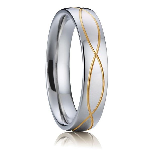 

wedding rings 2021 fashion men jewelry ring stainless steel wholesale price for reseller, Slivery;golden