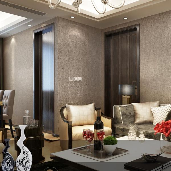 

wallpapers fashion plain linen wallpaper background black wall paper for walls solid color whole room full display contact