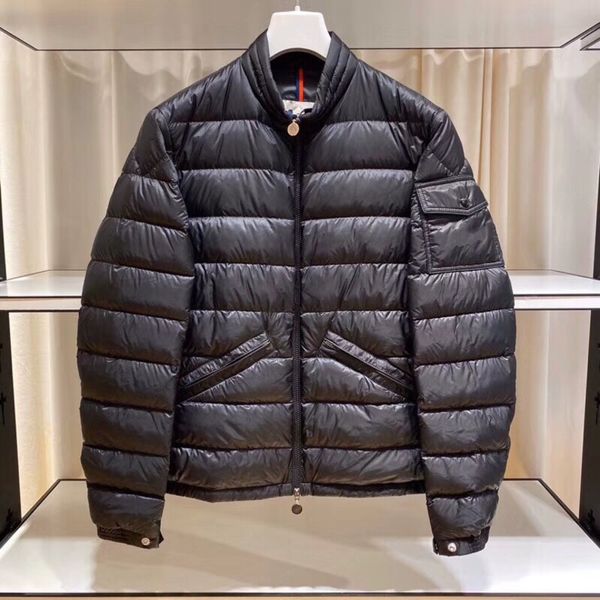 

men's down casual warm coat, winter et, 2021, Black