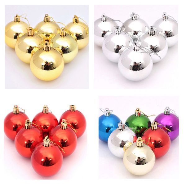 

factory outlet party decoration christmas ball color plastic light electroplating tree party