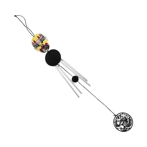 

decorative objects & figurines 1pc chinese opera style wind bell pendant ironwork chime yard adornment