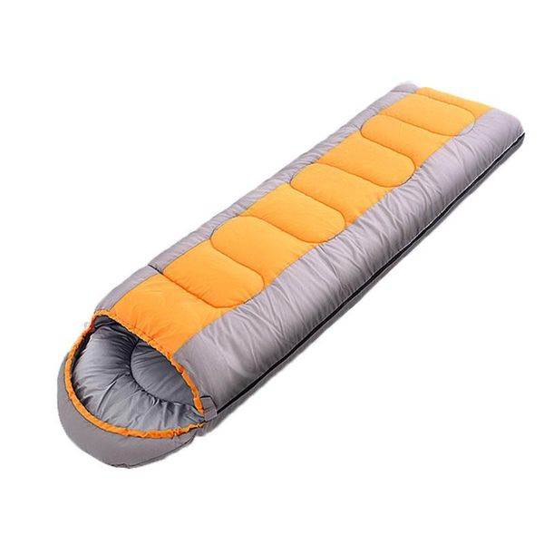 

sleeping bags 1.1kg single camping envelope bag cotton lunch keep warm hooded travel sleep 52043
