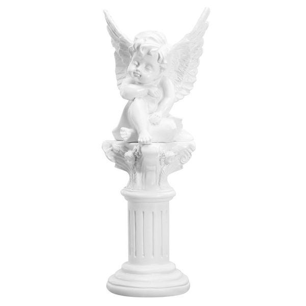 

wallpapers 1 set angel shaped resin ornaments doll roman pillar