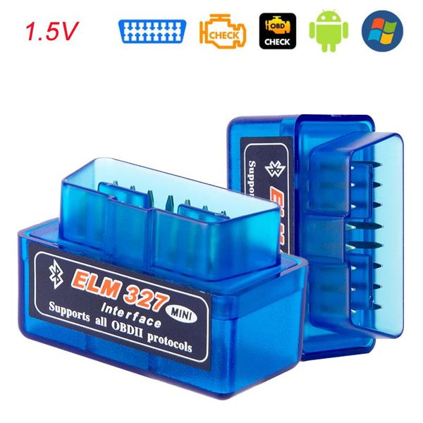 

code readers & scan tools elm327 obd2 scanner bluetooth elm 327 v1.5 1pcb reader car diagnostic tool automotivo for android windows