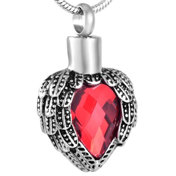 

pendant necklaces mjd8719 angel heart for ashes & filling kit, Silver