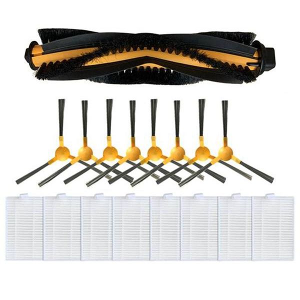 

vacuum cleaners parts accessories for moosoo robot rt30 rt40 rt50 main brush hepa filter side kits