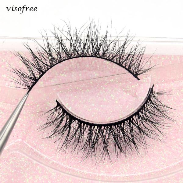 

false eyelashes visomink lashes makeup 3d fluffy soft natural long eye reusable g08
