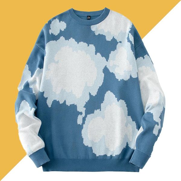

men's sweaters s-4xl ugly sweater men pullover christmas male loose feel winter warm jersey knitwear women plus size female jumper, White;black