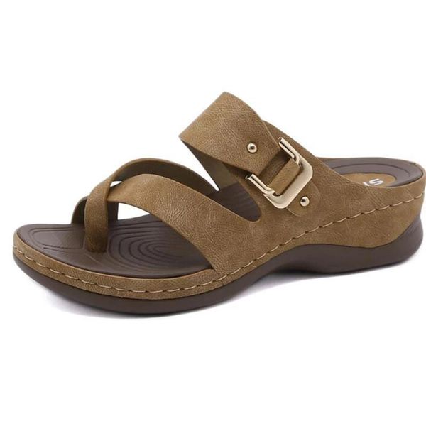 

slippers women's flip flop summer 2021 women sandals female casual beach shoes open toe ladies fashion comfortable wedges, Black