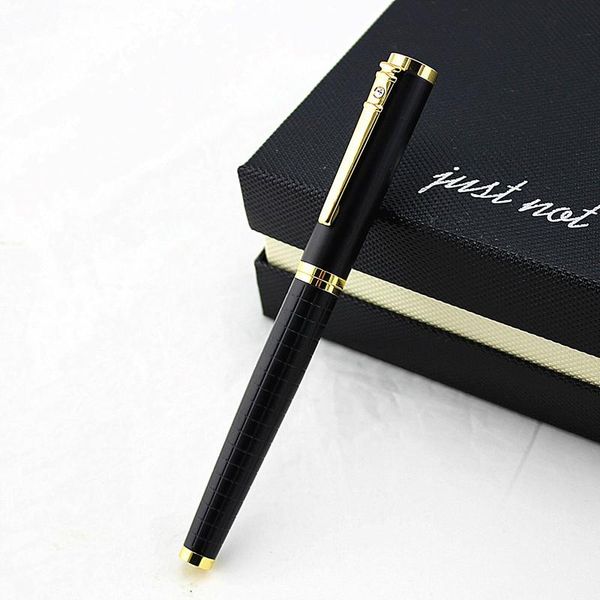 

launched diamond clip black lattice metal fountain pen converters golden 0.5 nib with gift ink for office pens