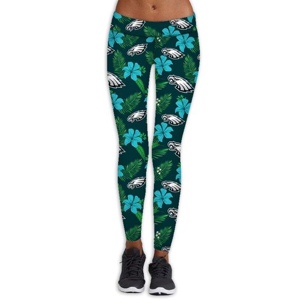 

women's leggings flower print fashion leggingsa 1, Black