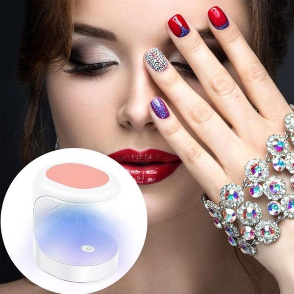 

nail art decorations 1 pcs led dryer lamp women girls nails finger drying single machine polish usb connector tools a3v6, Silver;gold