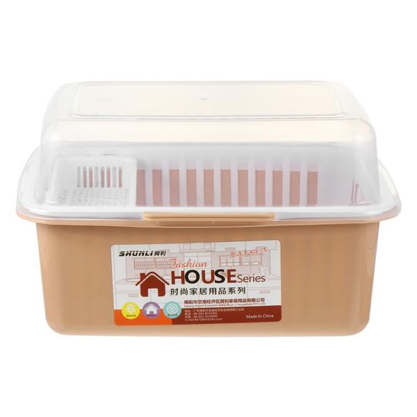 

storage bottles & jars 1pc plastic tableware milk bottle draining box household rack for kitchen