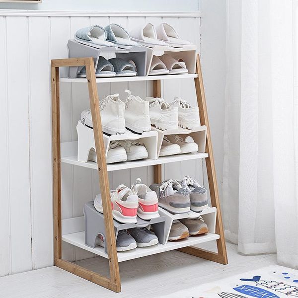 

clothing & wardrobe storage shoe rack simple holder frame inside double organizer zapatera organizador cabinet shoes stand shelf