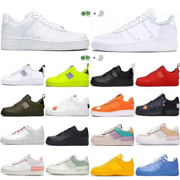 

fashion designer running shoes mens womens forceones 1s zapatos shadow skateboard black white light discoloration cool strainers casual spor