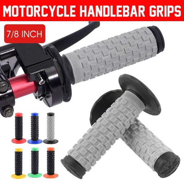

handlebars 7/8" 22mm soft anti-slip durable brake handle silicone sleeve motorcycle bicycle protection cover protective handlebar acces