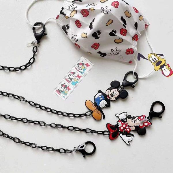 

mask creative cartoon mouse acrylic rope chain glasses chain belt