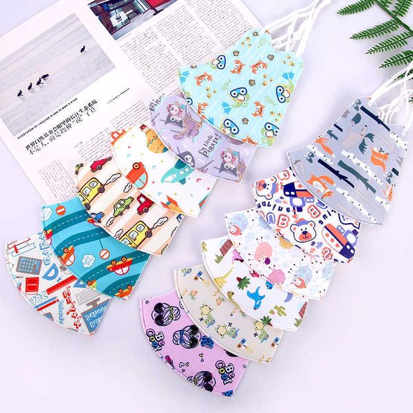 

printed mask adjustable cartoon cloth mask for childrenhigh quality