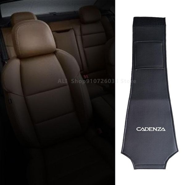 

seat cushions car neck headrest pillow cover for kia cadenza auto head support protector pu leather assessoires