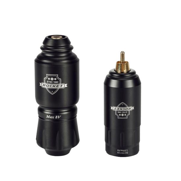 

rocket mini rotary tattoo machine pen with powerful power supply wireless set kit guns kits