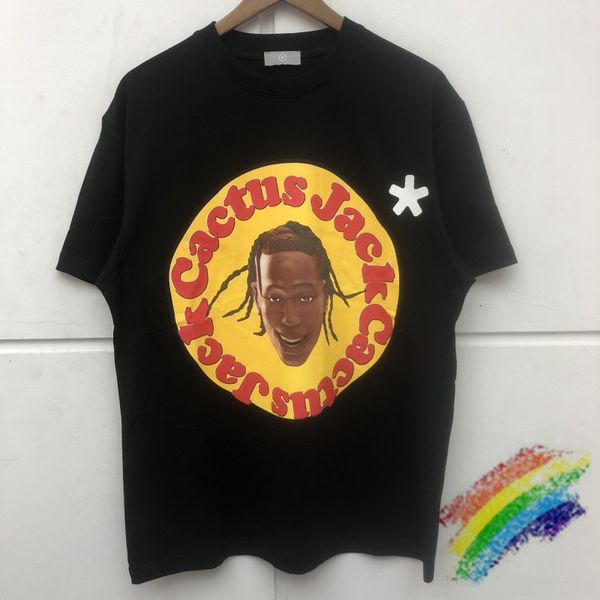 

2021 new cactus jack travis scott tee classic t-shirt men women vintage t-shirts rylp, White;black