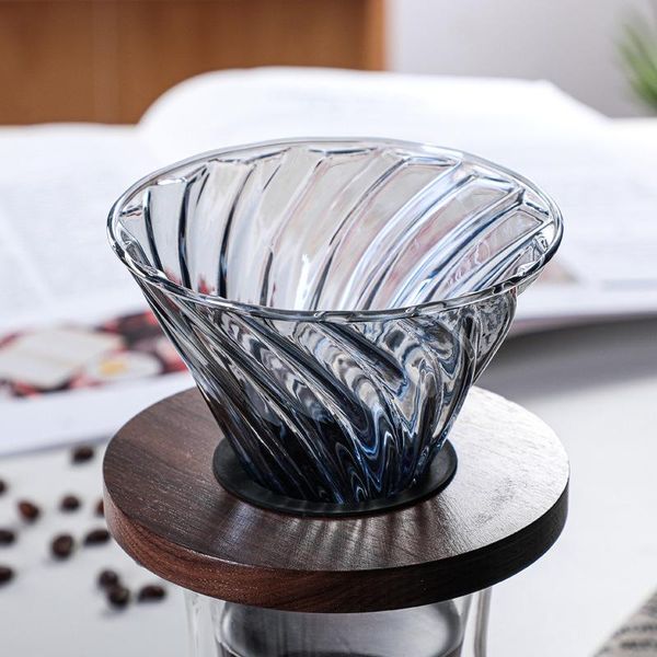 

coffee filters drip basket v60 reusable filter dripper pour the glass cup on holder