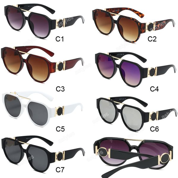 

summer style vintage classic sunglasses men thick frame round sun glasses outdoor driving goggles sunglass gold medallion mirror legs, White;black