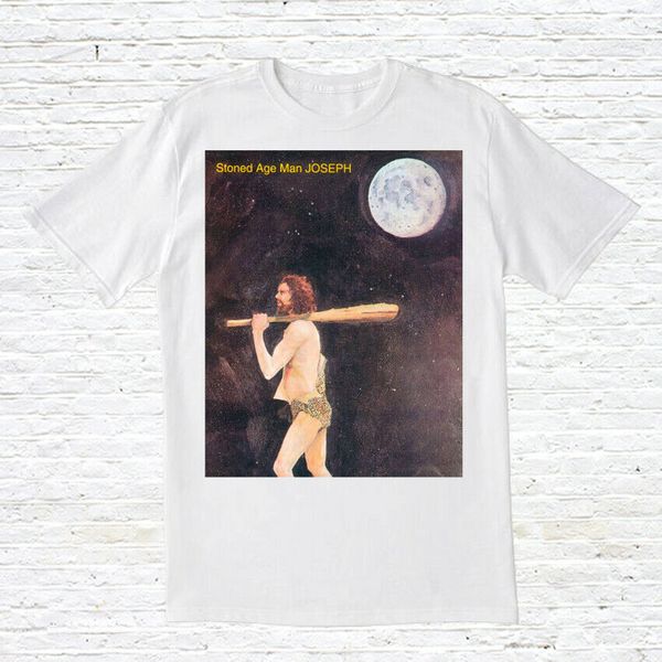 

joseph t-shirt (proto-metal / stone age man / heavy psych), White;black