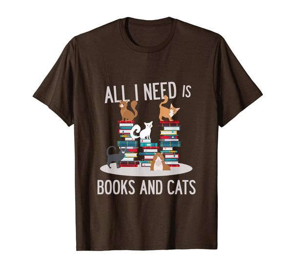 

funny books and cats t-shirt book lovers cat gift, White;black