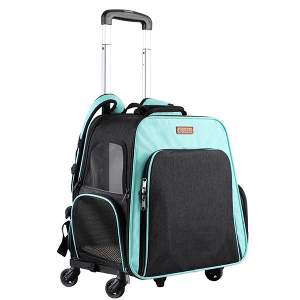 

cat carriers,crates & houses expansion folding bag foldable pet carrier backpack with removable fleece pad zipper mesh outdoor travel packba