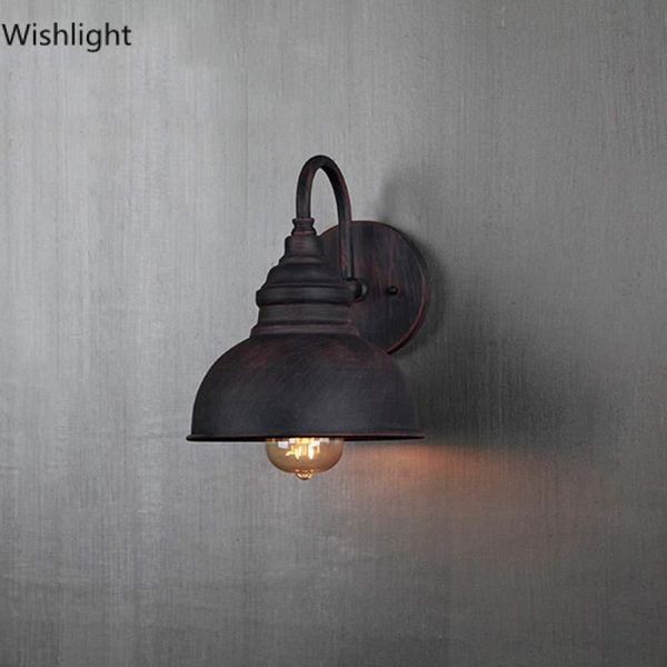 

wall lamp waterproof retro industrial light vintage sconce fixtures for restaurant bedside bar cafe decorative lighting