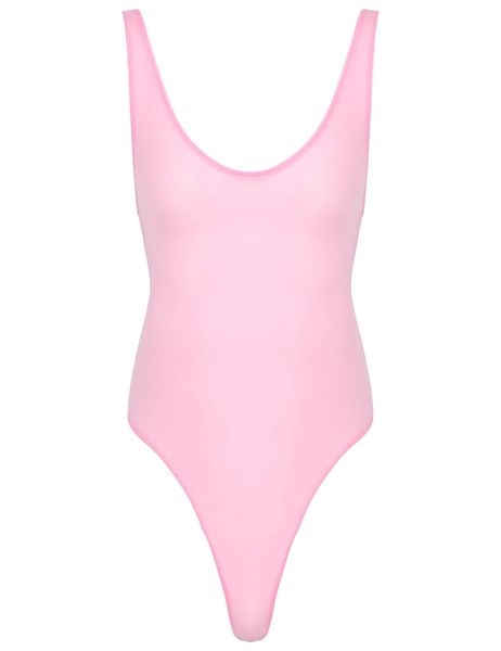 

Mens Gay One-piece Teddy Lingerie Sexy Deep U Neck Sleeveless Skinny Bodysuit Sissy Ultra-Thin High Cut Thong Leotard Nightwear, Black;white