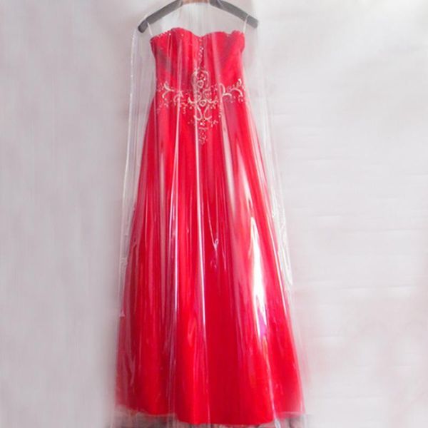 

clothing & wardrobe storage wedding dust cover transparent dress bag studio set supplies jd062