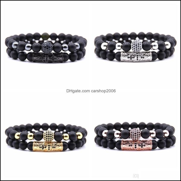 

beaded, strands bracelets jewelrysuit bracelet men and women fashion pop couple girlfriends anniversary day year gift wrist jewelry drop del, Black