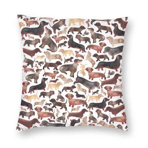 

dachshunds or sausage dogs pillowcover home decorative wiener puppy cushions throw pillow for living room double-sided printing cushion/deco