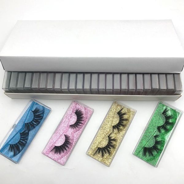 

dhl wholesale eyelashes 3d mink lashes natural false hand made makeup eye bulk1