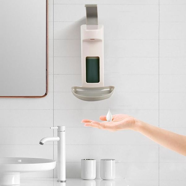 

wall-mounted disinfectant soap dispenser 500ml/1000ml hand press plastic pump liquid