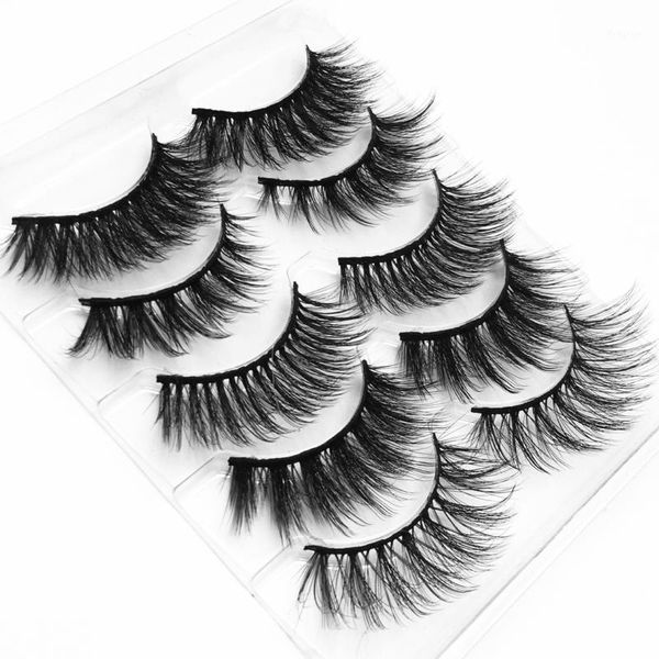 

3d 5 pair of mink hair, false eyelashes, natural/dense eyelash extensions1