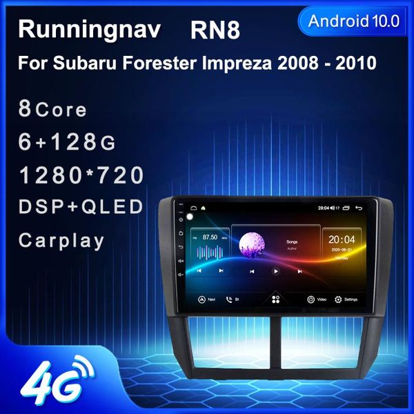 

player 4g lte android 10.1 for forester impreza 2008 2009 -2012 multimedia stereo car dvd navigation gps radio