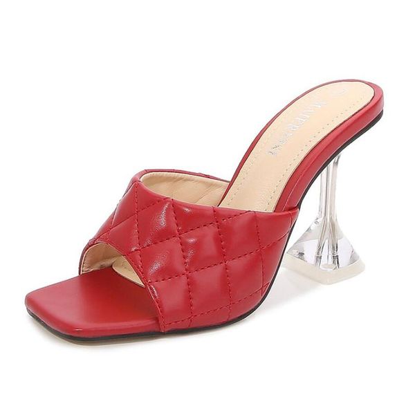 

dress shoes maiernisi women pumps fashion multicolour open toe sandals high heels 9cm heel slippers summer woman size 46, Black