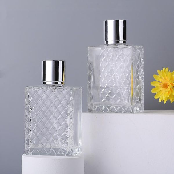 

storage bottles & jars 100ml empty perfum bottle wholesale pressure spray grade air freshener toner crystal alcohol