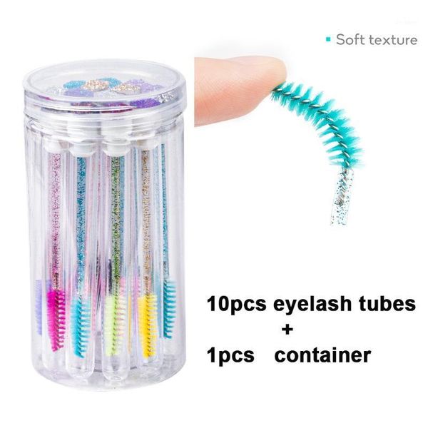 

reusable eyebrow brush tube disposable eyelash with resin drill replaceable brushes dust-proof1