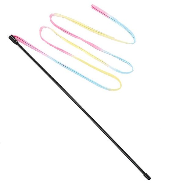 

cat toy teaser wand interactive funny colorful rod pet supplies accessories toys