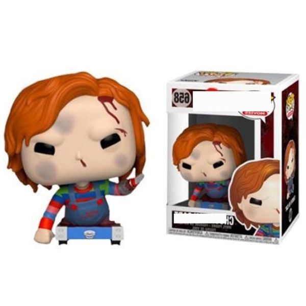 

83funko pop ghost doll reincarntion hnd-mde model chqi rides cr to decorte toy clown 658#
