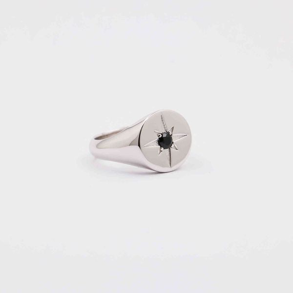 

compass silver rings for men, Slivery;golden
