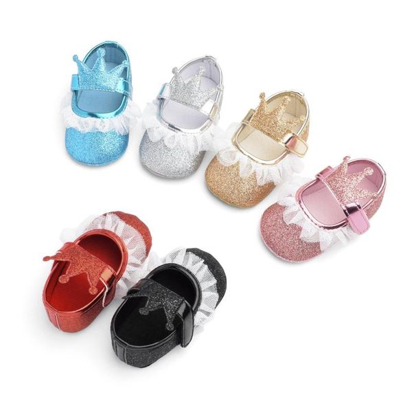 

baby toddler shoes girl fashion soft soled for born 0-1 year old cute lace edge princess first walkers