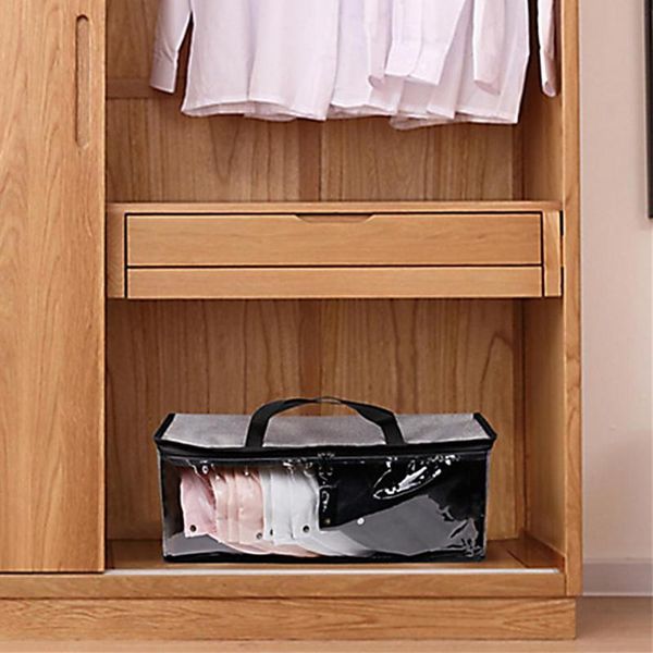 

storage bags bag foldable wear-resistant pvc large removable book for wardrobe