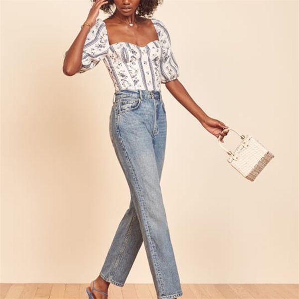 

summer women's shirt casual flower print 210430, White