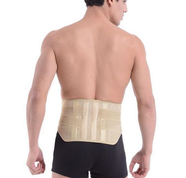 

th waist belt c09 2pieces packages suport plate of lumbar disc herniation muscle strain massage men and women support, Black;gray